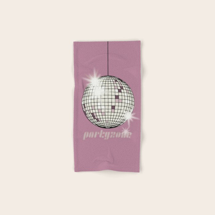 Celebrate the 80s Partyzone pink Bath Towel Gallery Image 1