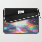 Celestial Rainbow Drift Abstract Space Prism Light and Ethereal Glow Laptop Sleeve Gallery Image 2