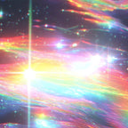Celestial Rainbow Drift Abstract Space Prism Light and Ethereal Glow Coffee Mug Gallery Image 2
