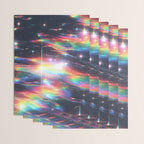 Celestial Rainbow Drift Abstract Space Prism Light and Ethereal Glow Wrapping Paper Gallery Image 3