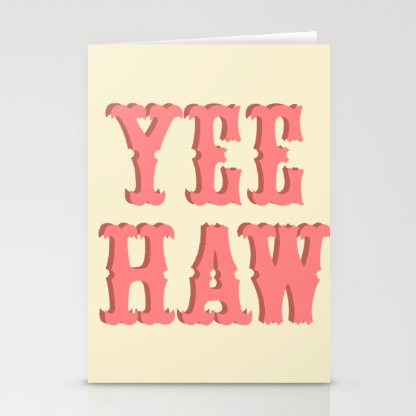 Yee Haw Stationery Card Gallery Image 2
