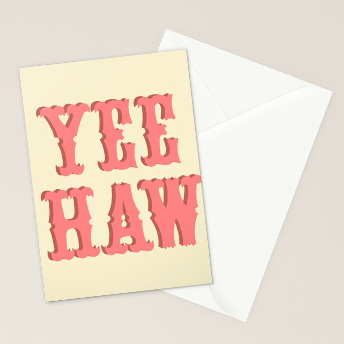 Yee Haw Stationery Card Gallery Image 2