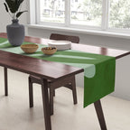 monstera leaves minimal plant green summer Table Runner Gallery Image 2