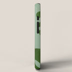 monstera leaves minimal plant green summer iPhone Case Gallery Image 2