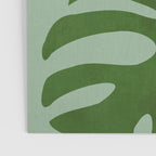monstera leaves minimal plant green summer Poster Gallery Image 3