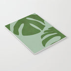 monstera leaves minimal plant green summer Notebook Gallery Image 3