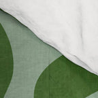 monstera leaves minimal plant green summer Comforter Gallery Image 4