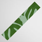 monstera leaves minimal plant green summer Table Runner Gallery Image 3
