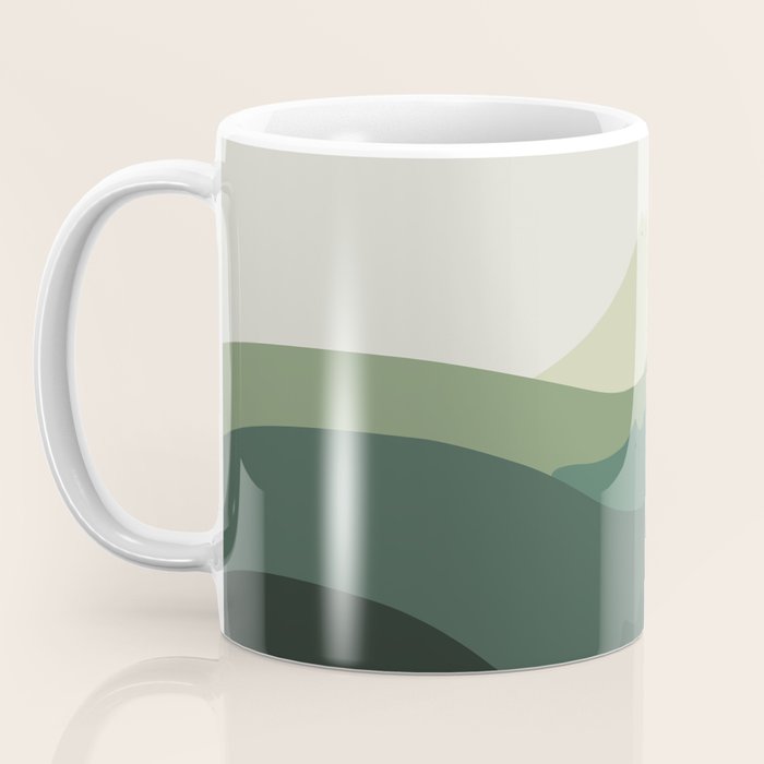 Cat Landscape 87B (Meowvelous Nature) Coffee Mug Gallery Image 3
