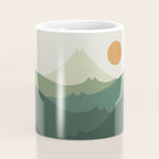 Cat Landscape 87B (Meowvelous Nature) Coffee Mug Gallery Image 4