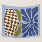 Big blooming flowerpot  Wall Tapestry Gallery Image 4