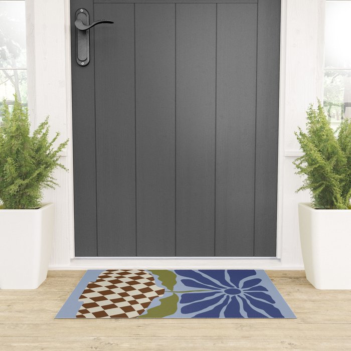 Big blooming flowerpot  Welcome Mat Gallery Image 3