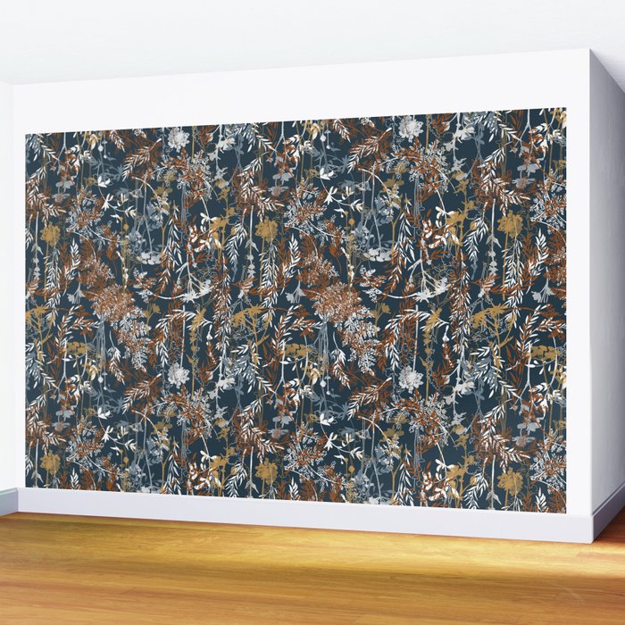 Abstract Forest Night A Wall Mural Gallery Image 2