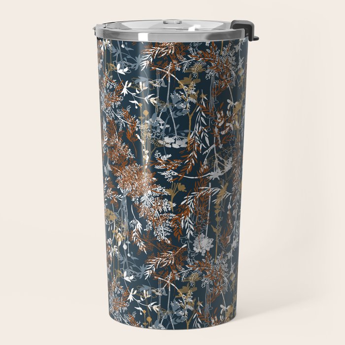 Abstract Forest Night A Travel Mug Gallery Image 2