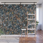 Abstract Forest Night A Wall Mural Gallery Image 1