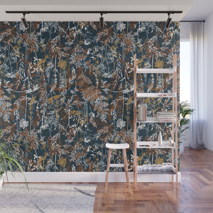 Abstract Forest Night A Wall Mural Gallery Image 1