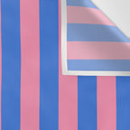 Bold Fun Stripes Blue and Pink Simple Colorful Vertical Pop Pattern Wall Tapestry Gallery Image 3