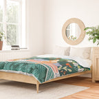 Chilling by the pool with my leopard Tropical Jungle Nature Wildlife Bohemian Morocco Travel Duvet Cover Gallery Image 2