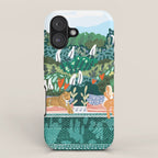 Chilling by the pool with my leopard Tropical Jungle Nature Wildlife Bohemian Morocco Travel iPhone Case Gallery Image 1