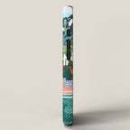 Chilling by the pool with my leopard Tropical Jungle Nature Wildlife Bohemian Morocco Travel iPhone Case Gallery Image 2