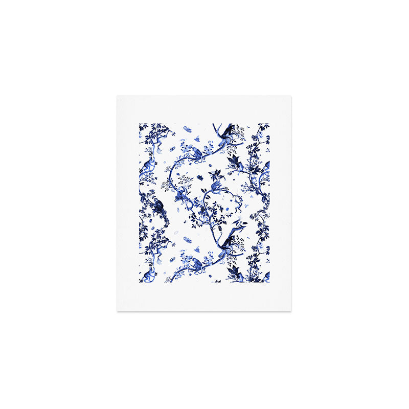 Monkey World Jouy Art Print Gallery Image 1