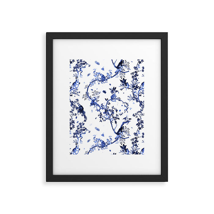 Monkey World Jouy Framed Art Print Gallery Image 1