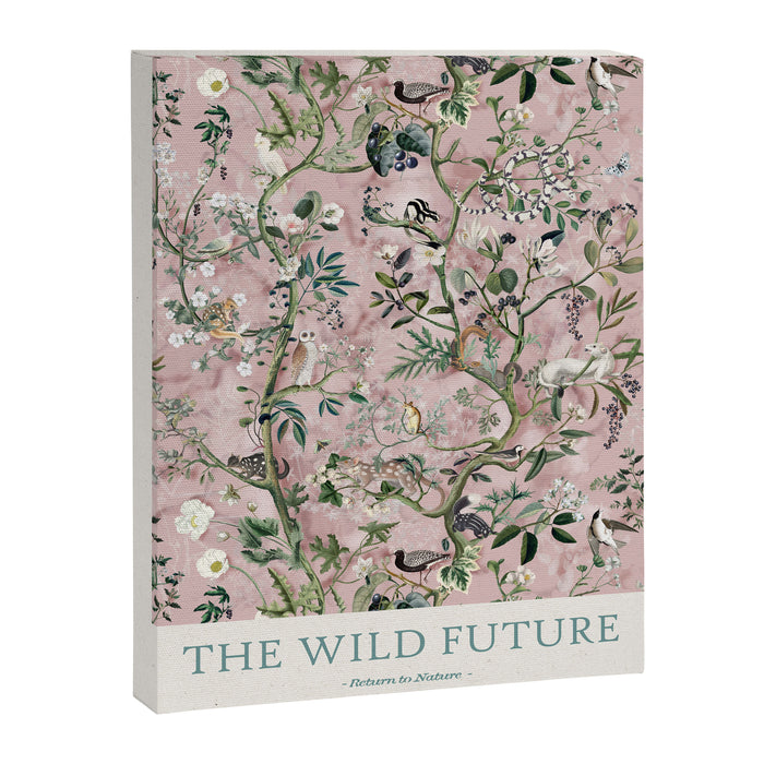 Wild Future pink Canvas Print Gallery Image 1
