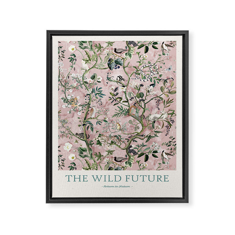 Wild Future pink Framed Canvas Print Gallery Image 8