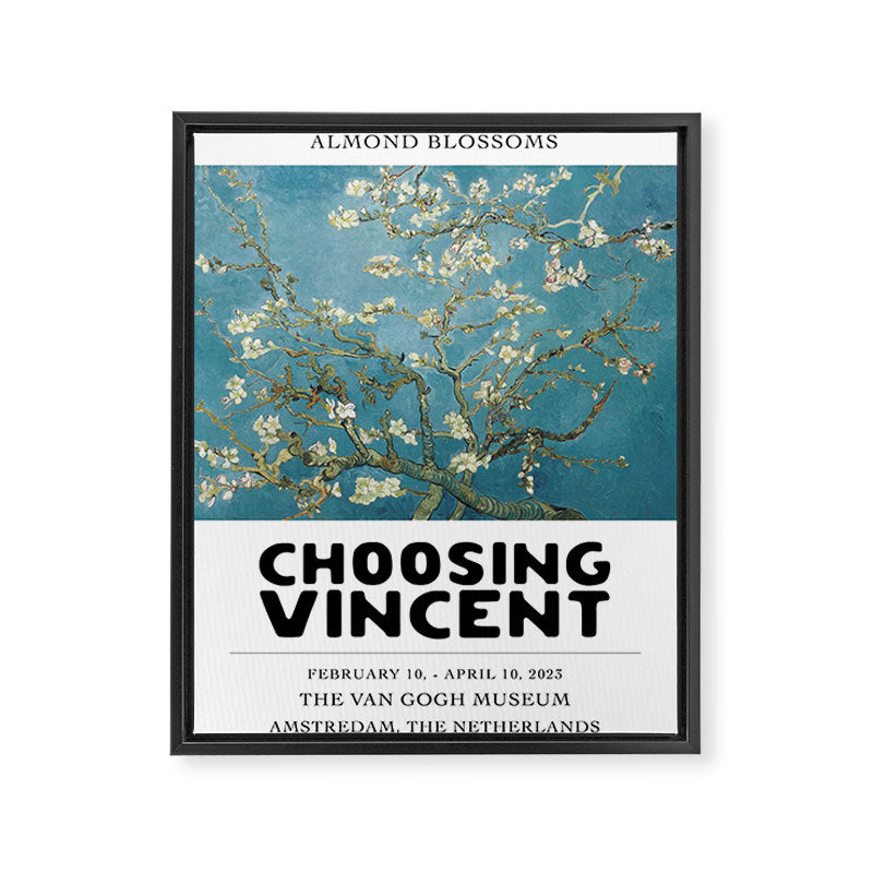 Almond Blossoms by Vincent Van Gogh Framed Canvas Print Gallery Image 6
