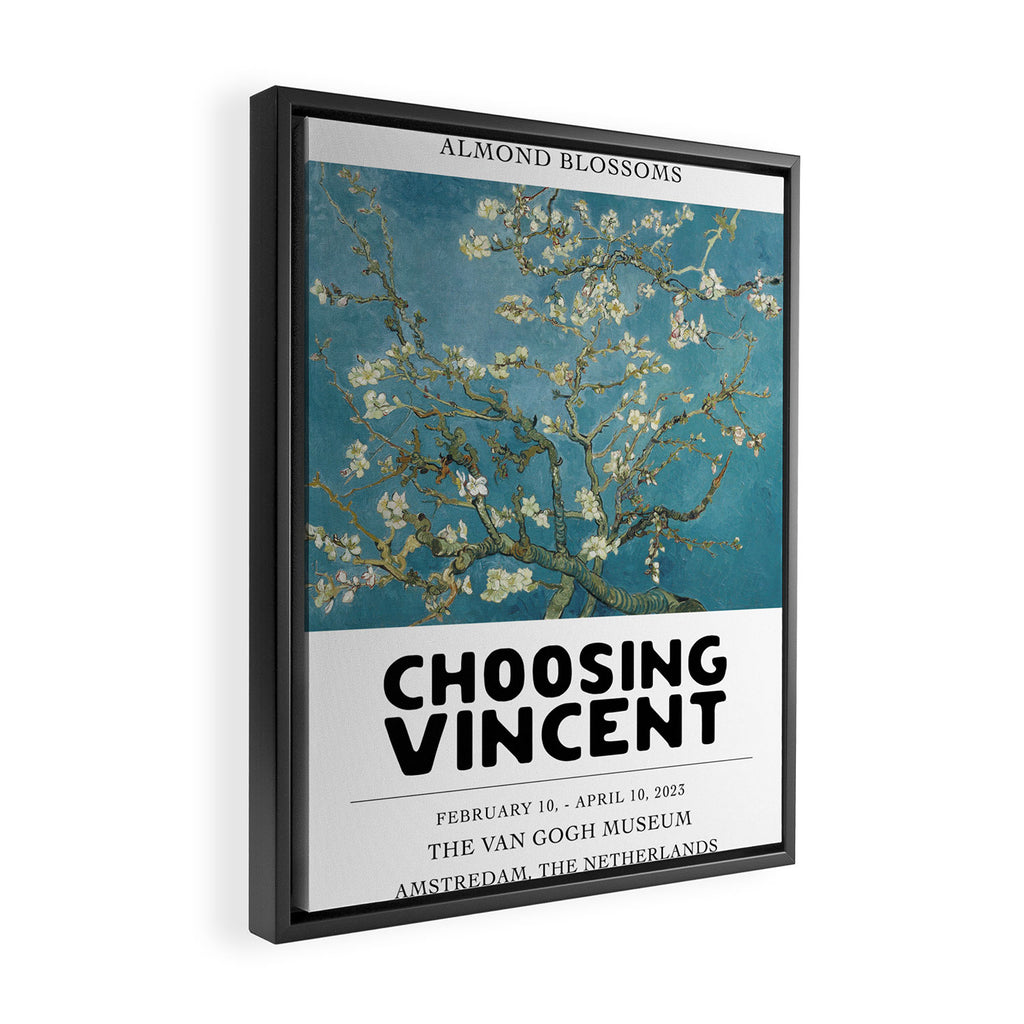 Almond Blossoms by Vincent Van Gogh Framed Canvas Print Gallery Image 2