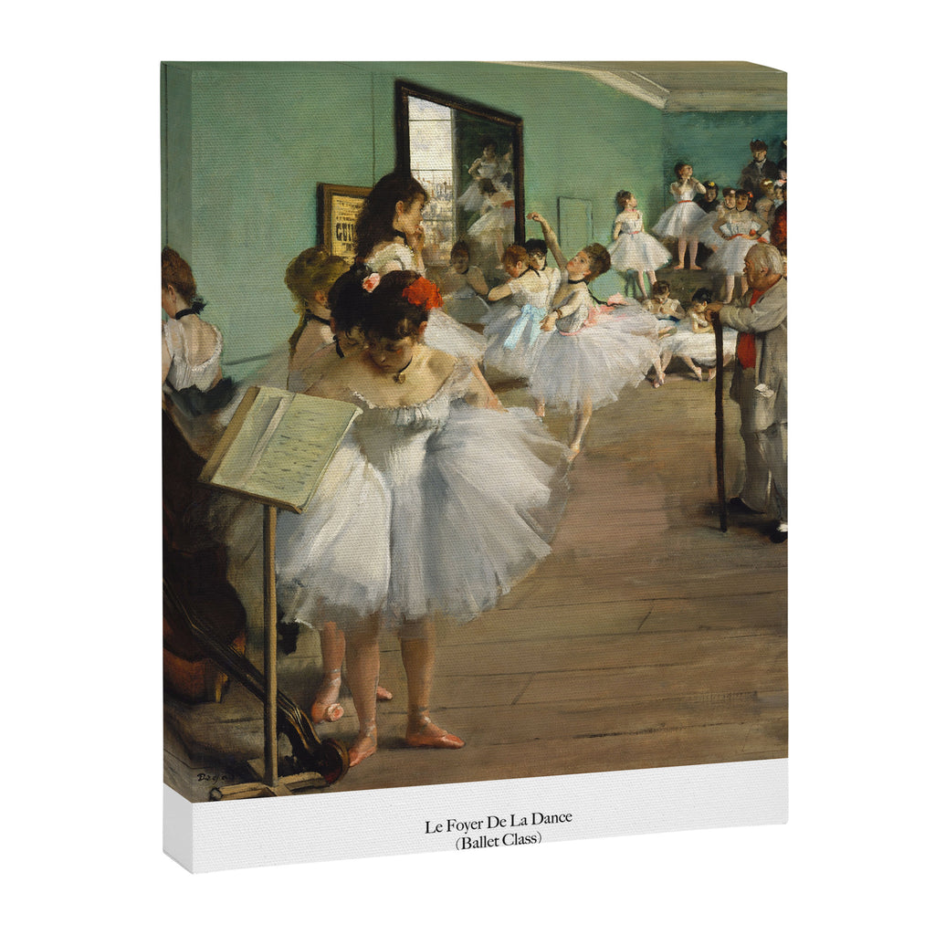 Ballet Class by Edgar Degas Canvas Print Gallery Image 6