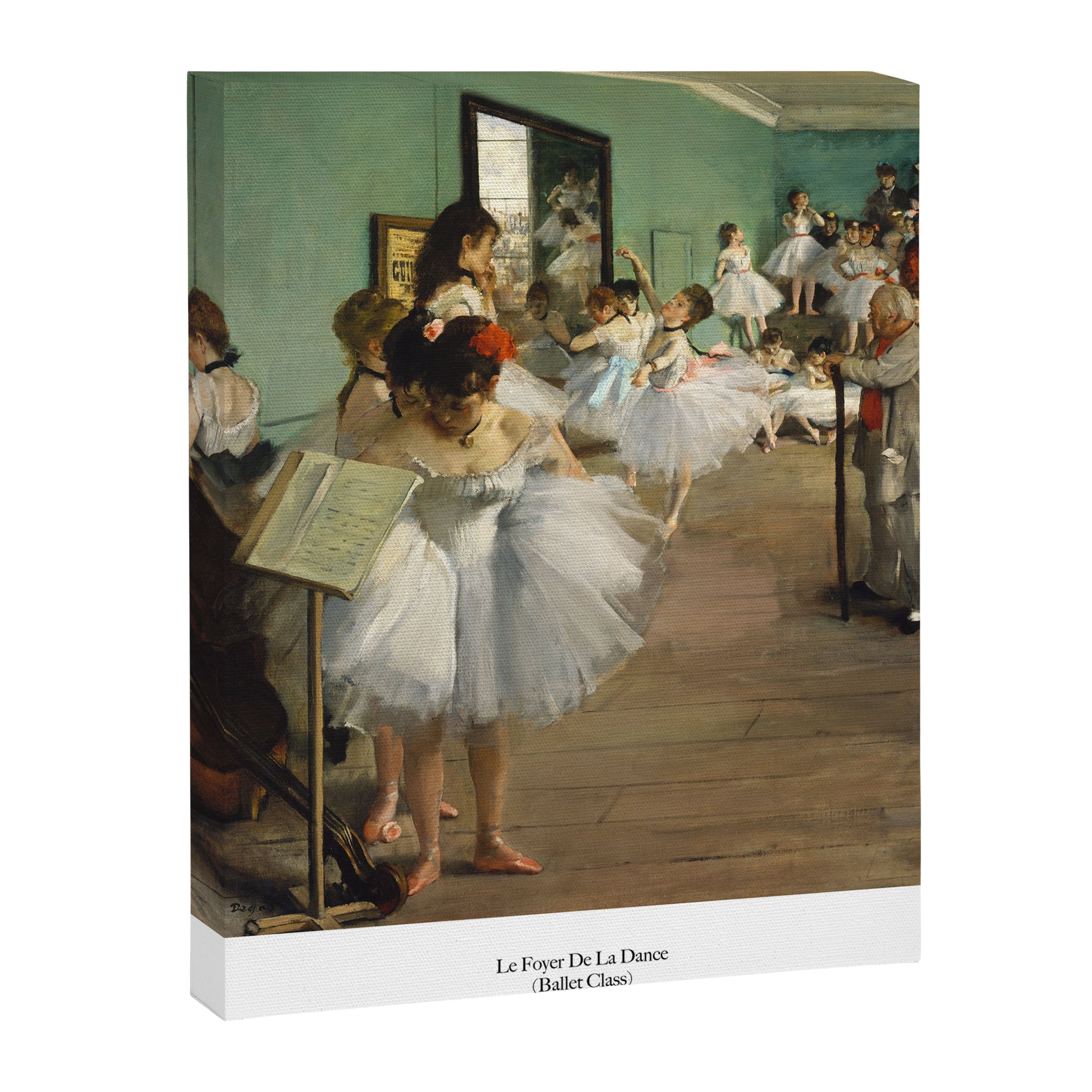 Ballet Class by Edgar Degas Canvas Print Gallery Image 6