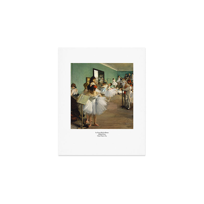 Ballet Class by Edgar Degas Art Print Gallery Image 1