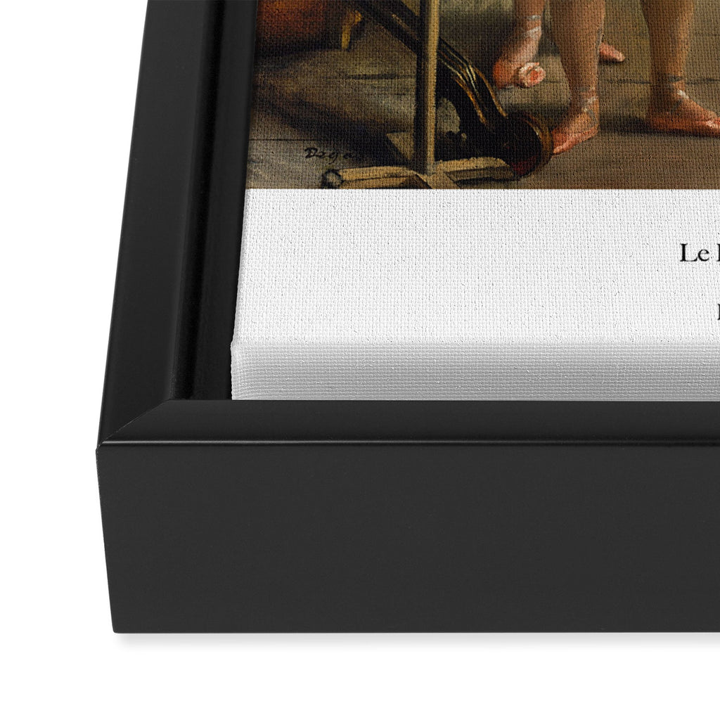 Ballet Class by Edgar Degas Framed Canvas Print Gallery Image 3