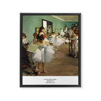 Ballet Class by Edgar Degas Framed Canvas Print Gallery Image 6