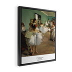Ballet Class by Edgar Degas Framed Canvas Print Gallery Image 2