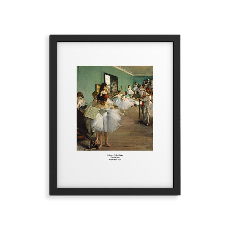 Ballet Class by Edgar Degas Framed Art Print Gallery Image 5