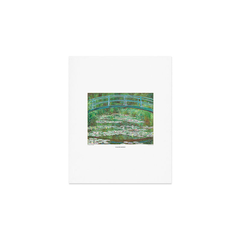 Bridge Over a Pond of Waterlilies by Claude Monet Art Print Gallery Image 1