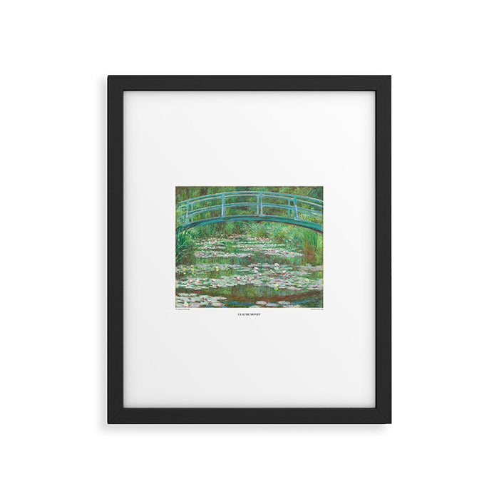 Bridge Over a Pond of Waterlilies by Claude Monet Framed Art Print Gallery Image 1