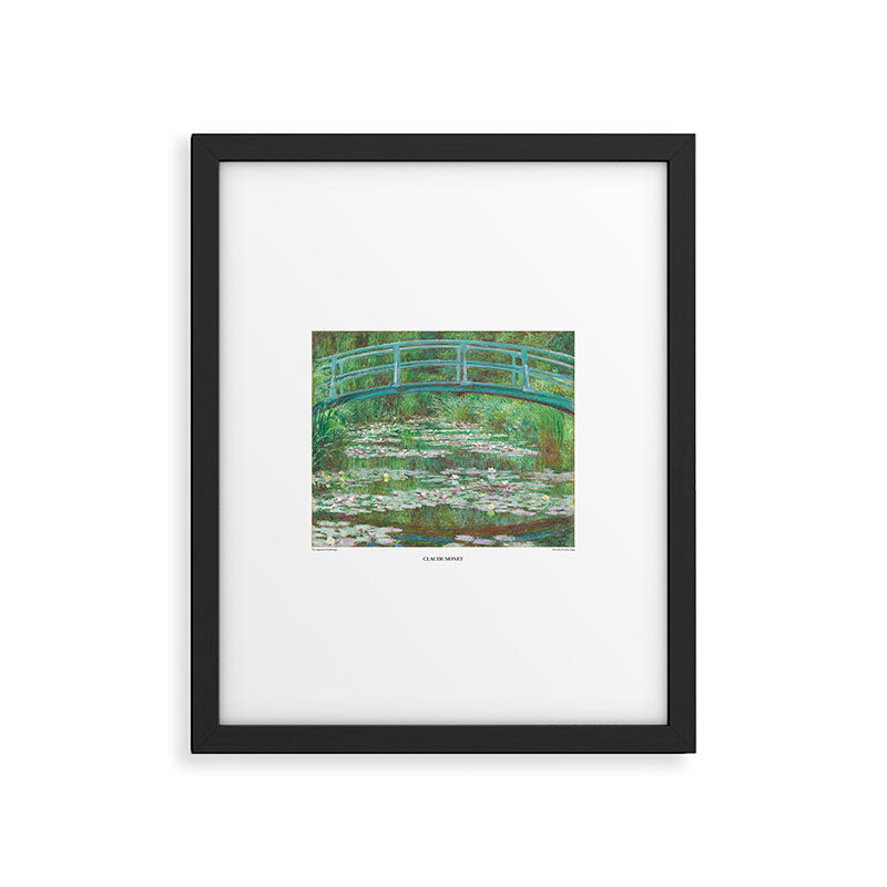 Bridge Over a Pond of Waterlilies by Claude Monet Framed Art Print Gallery Image 6