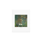 Farm Garden with Sunflowers (Bauerngarten mit Sonnenblumen) by Gustav Klimt Art Print Gallery Image 1