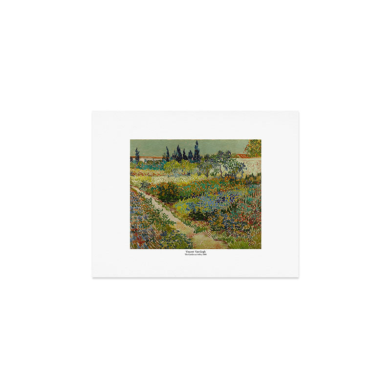 Garden at Arles by Vincent Van Gogh Art Print Gallery Image 1