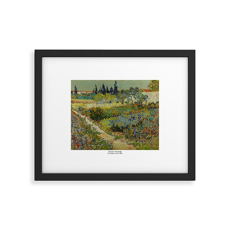 Garden at Arles by Vincent Van Gogh Framed Art Print Gallery Image 4