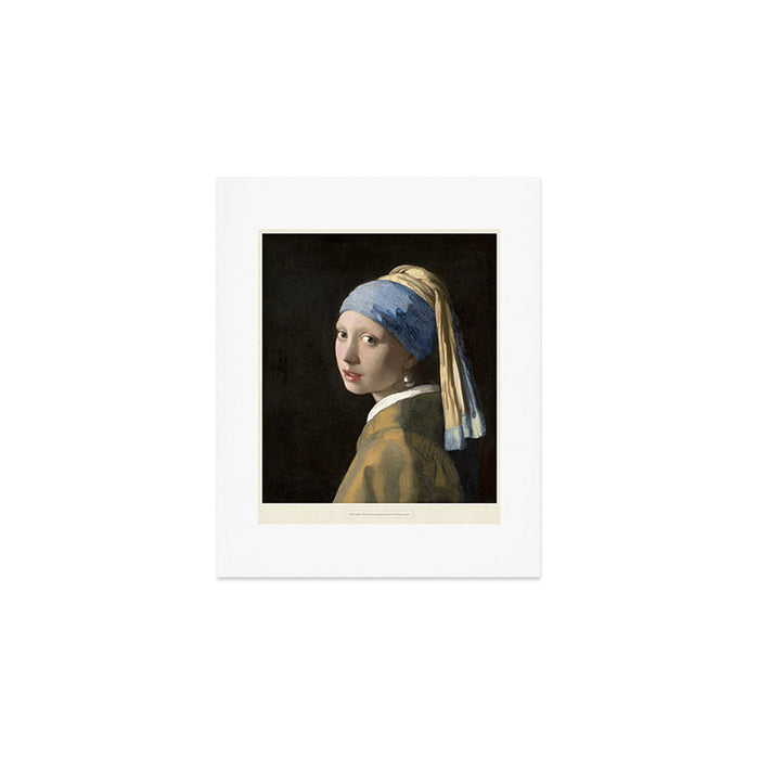 Girl with a Pearl Earring by Johannes Vermeer Art Print Gallery Image 1