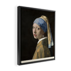 Girl with a Pearl Earring by Johannes Vermeer Framed Canvas Print Gallery Image 2