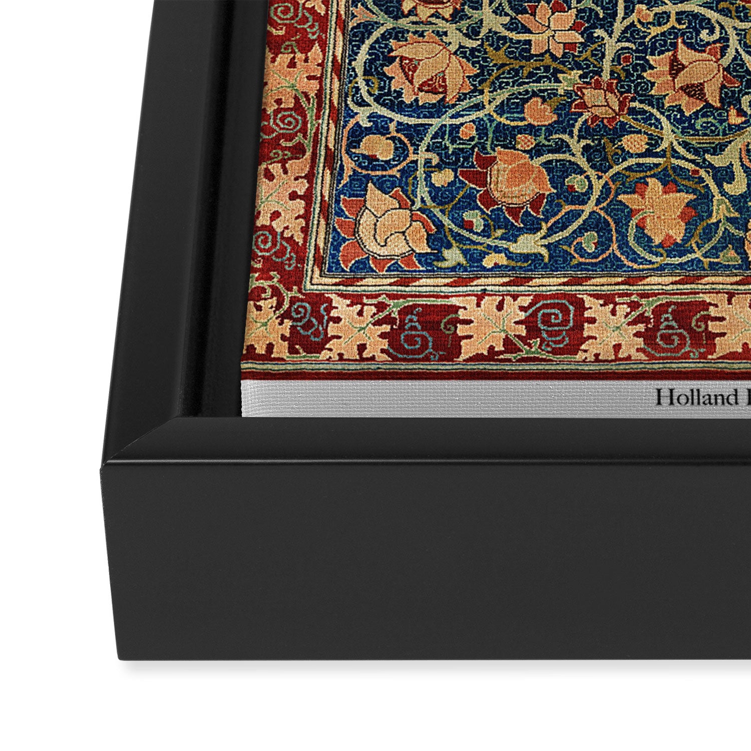 Holland Park Rug by William Morris Framed Canvas Print Gallery Image 3