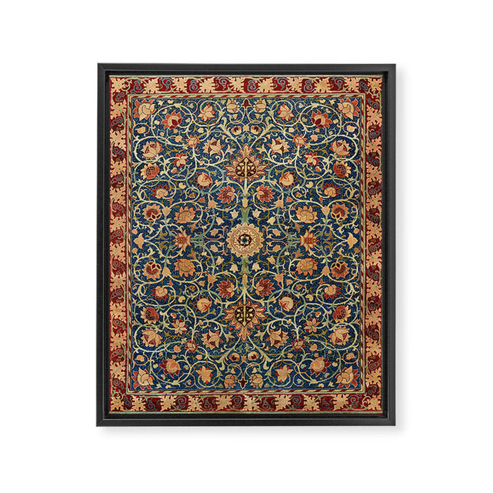 Holland Park Rug by William Morris Framed Canvas Print Gallery Image 1