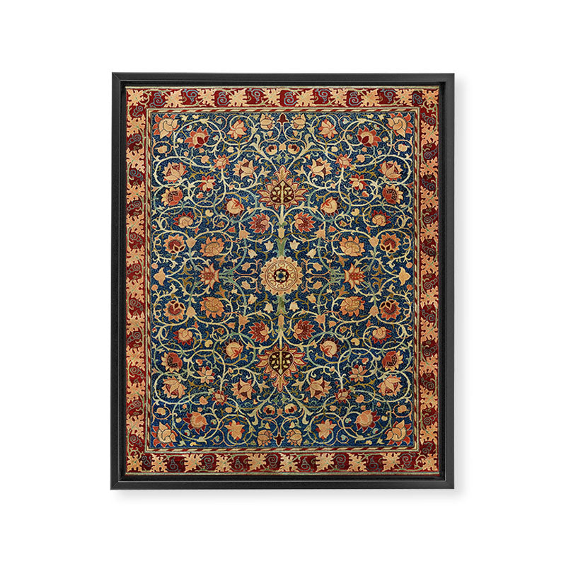 Holland Park Rug by William Morris Framed Canvas Print Gallery Image 6