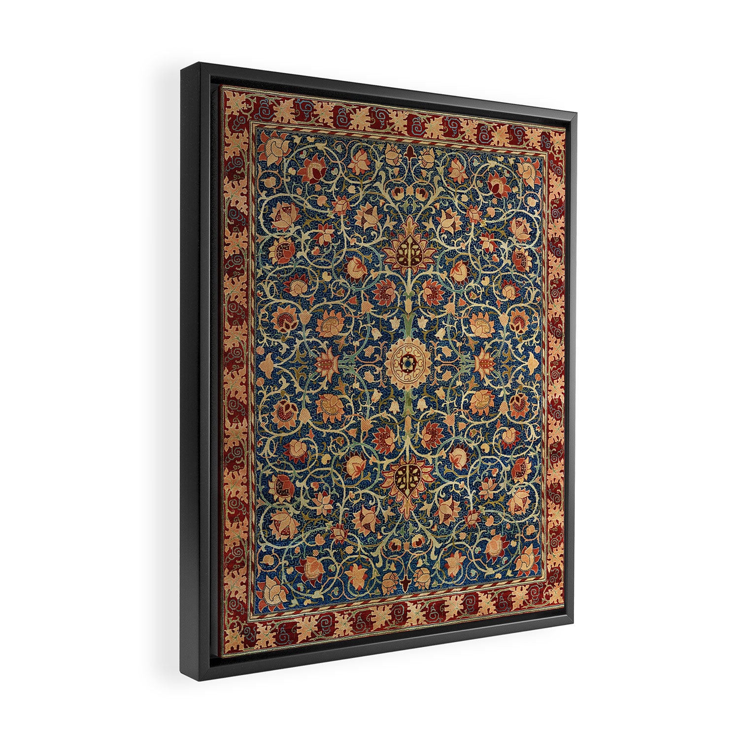 Holland Park Rug by William Morris Framed Canvas Print Gallery Image 2