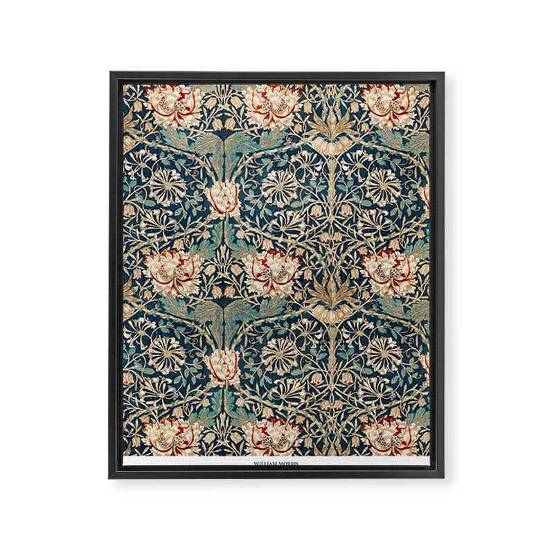 Honeysuckle by William Morris Framed Canvas Print Gallery Image 6